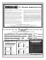 Предварительный просмотр 67 страницы Powerline P1.1x Owner'S Manual