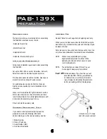 Предварительный просмотр 5 страницы Powerline PAB-139X Owner'S Manual