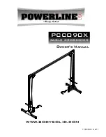 Powerline PCC090X Owner'S Manual preview