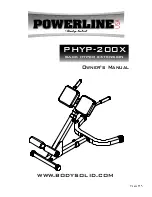 Powerline PHYP-200X Owner'S Manual preview