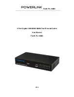 Powerlink PL-1008G User Manual предпросмотр