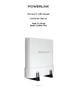 Предварительный просмотр 1 страницы Powerlink PL-2814N Outdoor Plus Installation Manual