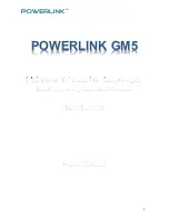 Powerlink PL-GM5 User Manual предпросмотр