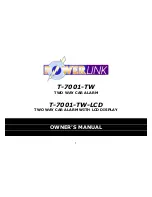 Preview for 1 page of Powerlink T-7001-TW Owner'S Manual