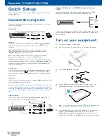 PowerLite 1761W Quick Setup preview