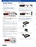 PowerLite 1780W Quick Setup предпросмотр