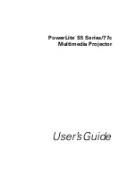 PowerLite 77c User Manual preview