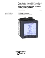 Предварительный просмотр 1 страницы PowerLogic PM820 Installation Manual