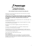 Предварительный просмотр 1 страницы PowerLogix PowerCube Enclosure Installation Instructions Manual