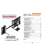 Preview for 1 page of PowerMaster MBG Installation Manual