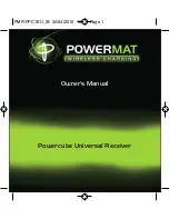 Preview for 1 page of Powermat Powercube Owner'S Manual