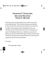 Preview for 2 page of Powermat Powercube Owner'S Manual