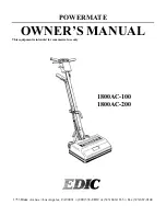 Powermate 1800AC-100 Owner'S Manual предпросмотр