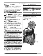 Preview for 14 page of Powermate 200-2485 Operator'S & Parts Manual