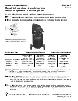 Предварительный просмотр 1 страницы Powermate 200-2647 Operator'S & Parts Manual