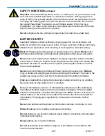 Предварительный просмотр 12 страницы Powermate ALUMINUM L Series Operating Manual