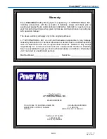 Предварительный просмотр 44 страницы Powermate ALUMINUM L Series Operating Manual