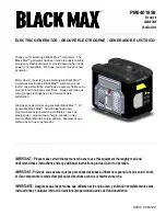 Powermate Black Max PM0401858 User Manual preview