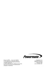 Preview for 76 page of Powermate DF3500E Series Owner'S Manual