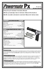 Preview for 1 page of Powermate P Series Instruction Manual