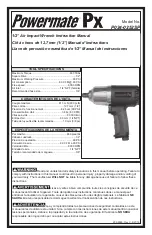 Powermate P024-0252SP Instruction Manual preview