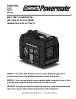 Powermate PC0401855 Instruction Manual preview