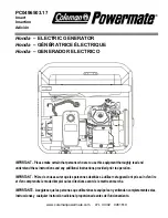 Preview for 1 page of Powermate PC0496503.17 Manual