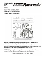 Предварительный просмотр 1 страницы Powermate PC0525300.19 User Manual