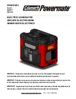 Powermate PE0401853 User Manual preview