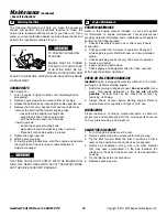 Preview for 17 page of Powermate PFTT140BE Operator'S Manual