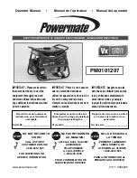 Powermate PM0101207 Operator'S Manual предпросмотр