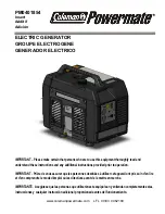 Preview for 1 page of Powermate PM0401854 Manual