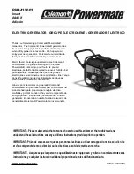 Preview for 1 page of Powermate PM0435003 Owner'S Manual