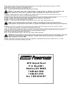 Preview for 12 page of Powermate PM0495501.17 User Manual