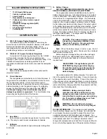 Предварительный просмотр 2 страницы Powermate PM0495502 Owner'S Manual