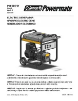 Preview for 1 page of Powermate PM0525751 Manual