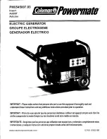 Preview for 1 page of Powermate PM0545007.03 Manual