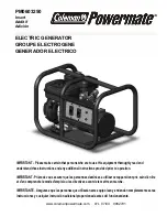 Preview for 1 page of Powermate PM0603250 User Manual