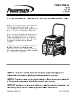 Предварительный просмотр 1 страницы Powermate PM0675700.04 Generator User Manual