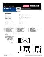 Предварительный просмотр 4 страницы Powermate PM4025 Specification Sheet