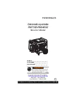 Предварительный просмотр 53 страницы Powermate PM7500 Owner'S Manual