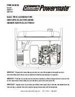 Предварительный просмотр 1 страницы Powermate PMA545004 Manual