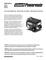 Preview for 1 page of Powermate PMC496751 Owner'S Manual