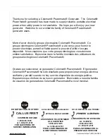 Preview for 3 page of Powermate PMC645500 Operator'S Manual