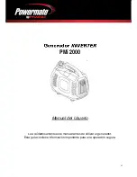 Предварительный просмотр 63 страницы Powermate PMi 2000 User Manual