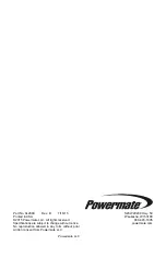 Preview for 20 page of Powermate PP0100363 Owner'S Manual