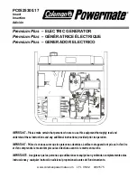 Powermate Premium Plus PC0525300.17 Product Manual предпросмотр