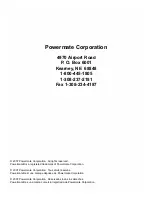 Preview for 40 page of Powermate PROFORCE PC0102301 Operator'S Manual