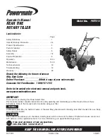 Powermate PRTT212 Operator'S Manual preview