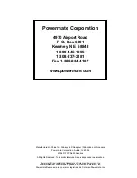 Предварительный просмотр 20 страницы Powermate PW0551750 Operator'S Manual